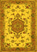 Machine Washable Persian Yellow Traditional Rug, wshtr946yw
