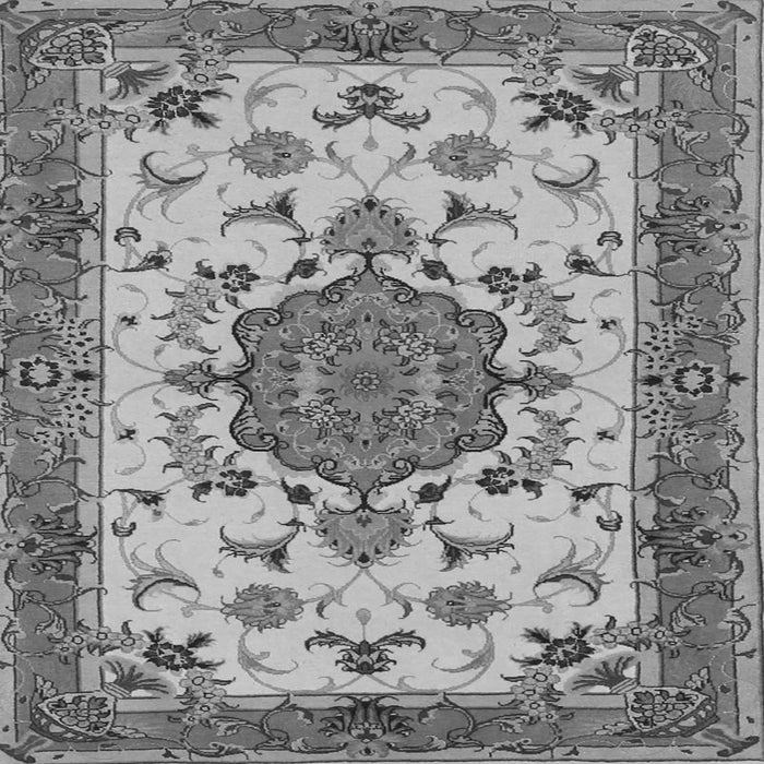 Serging Thickness of Persian Gray Traditional Rug, tr946gry