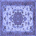 Square Persian Blue Traditional Rug, tr946blu