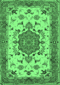 Persian Emerald Green Traditional Rug, tr946emgrn