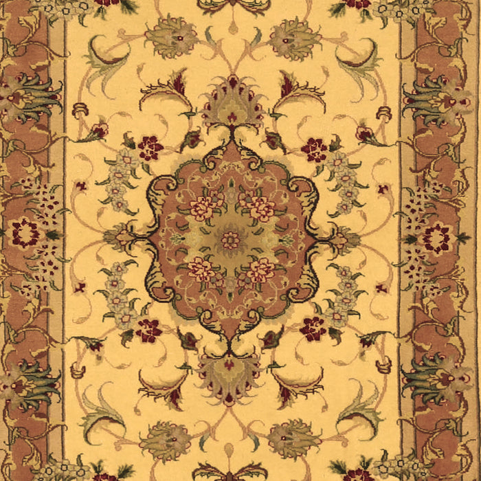Machine Washable Persian Brown Traditional Rug, wshtr946brn