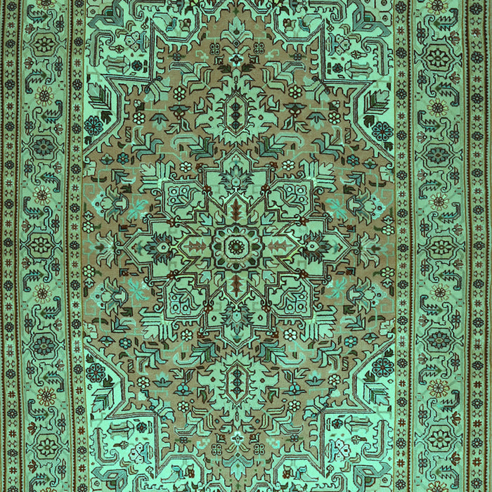 Persian Turquoise Traditional Rug, tr947turq