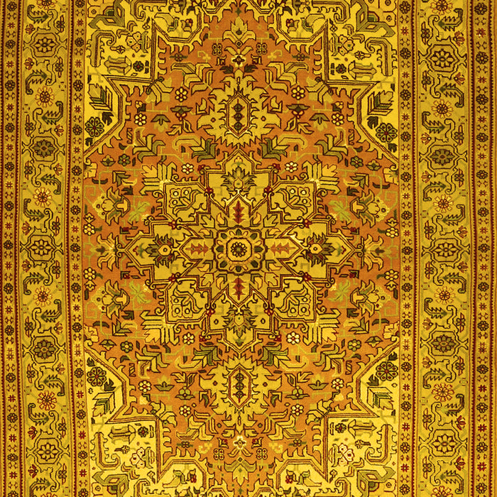 Persian Yellow Traditional Rug, tr947yw