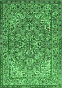 Persian Emerald Green Traditional Rug, tr947emgrn