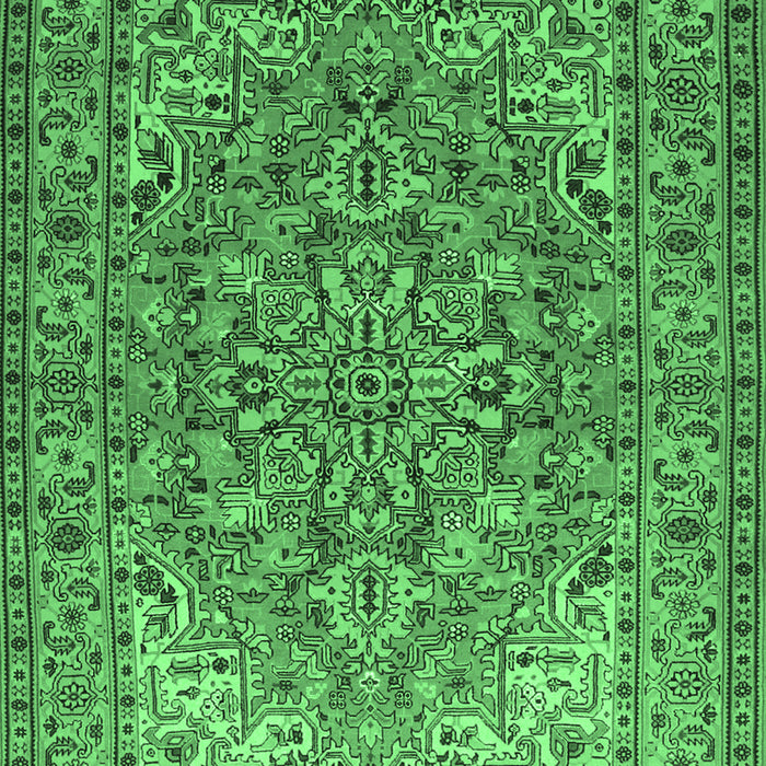 Persian Emerald Green Traditional Rug, tr947emgrn