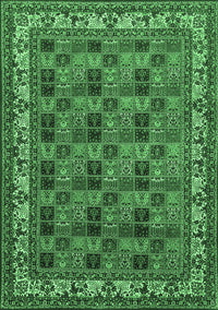 Persian Emerald Green Traditional Rug, tr948emgrn