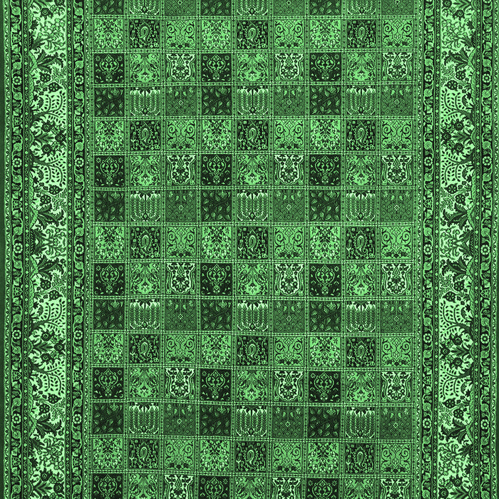 Persian Emerald Green Traditional Rug, tr948emgrn