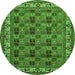 Machine Washable Persian Green Traditional Area Rugs, wshtr948grn