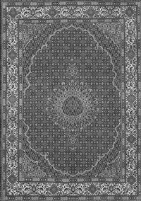 Medallion Gray Traditional Rug, tr949gry