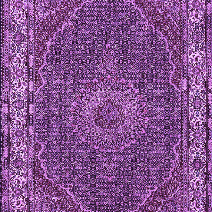Medallion Purple Traditional Rug, tr949pur