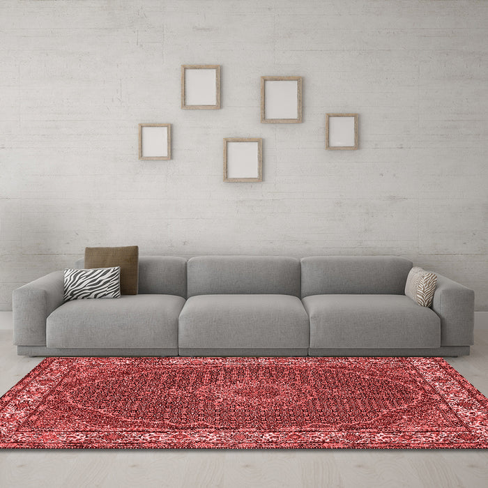 Traditional Red Washable Rugs
