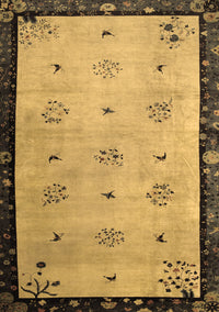 Oriental Brown Asian Inspired Rug, tr94brn