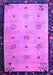 Machine Washable Oriental Purple Asian Inspired Area Rugs, wshtr94pur