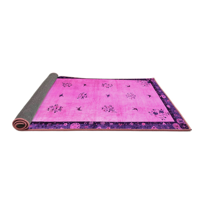 Sideview of Oriental Pink Asian Inspired Rug, tr94pnk
