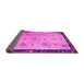 Sideview of Oriental Pink Asian Inspired Rug, tr94pnk