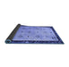 Sideview of Oriental Blue Asian Inspired Rug, tr94blu