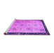 Sideview of Machine Washable Oriental Purple Asian Inspired Area Rugs, wshtr94pur