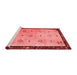 Asian Inspired Red Washable Rugs