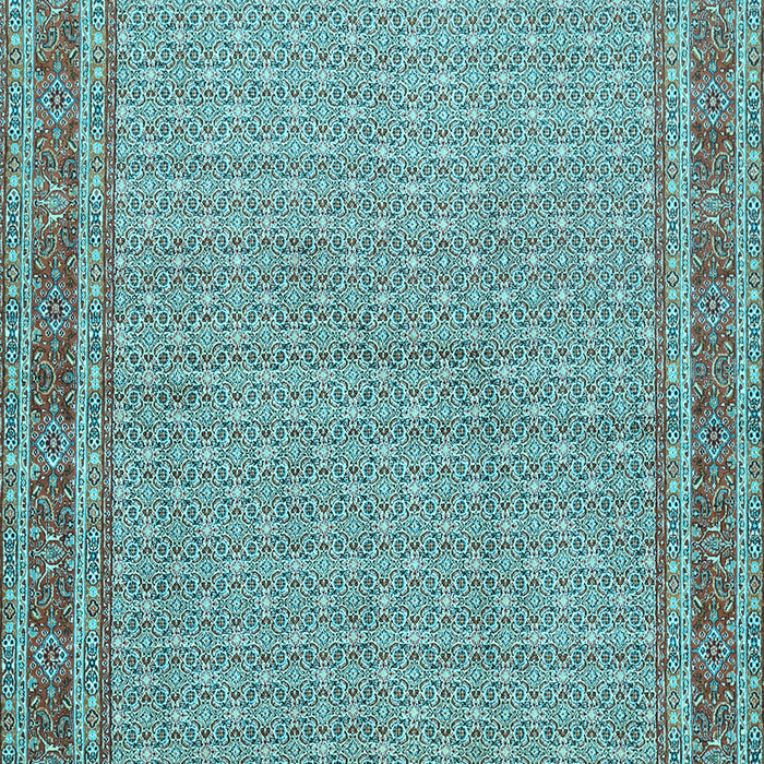 Machine Washable Persian Light Blue Traditional Rug, wshtr950lblu