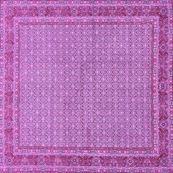Square Persian Purple Traditional Rug, tr950pur