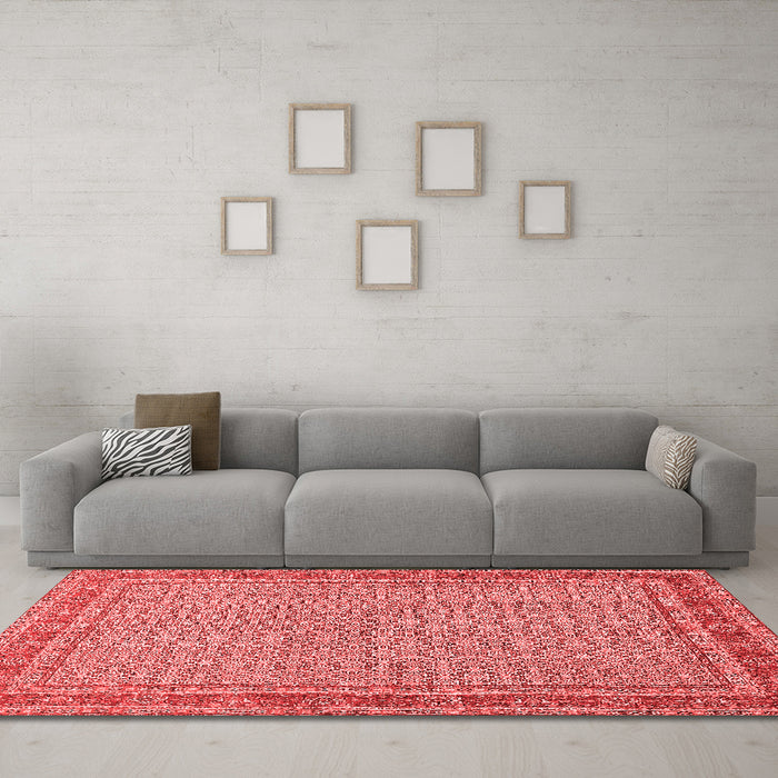 Traditional Red Washable Rugs