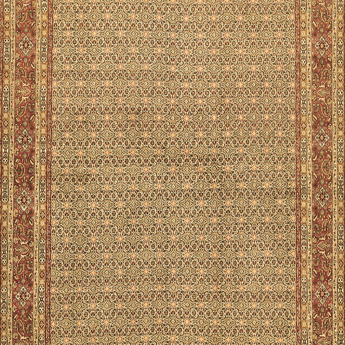 Machine Washable Persian Brown Traditional Rug, wshtr950brn