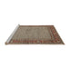Sideview of Machine Washable Traditional Light French Beige Brown Rug, wshtr951