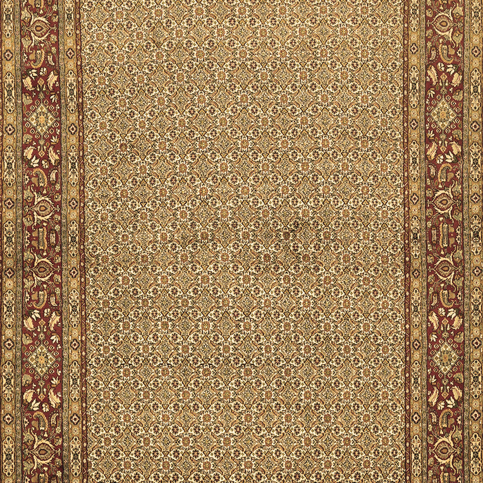 Machine Washable Persian Brown Traditional Rug, wshtr951brn