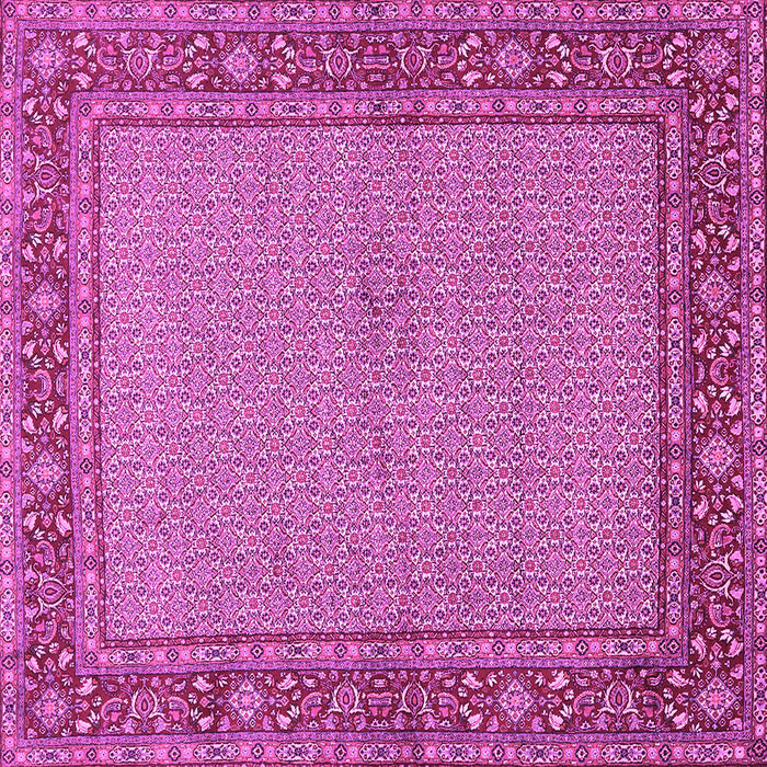 Square Persian Pink Traditional Rug, tr951pnk