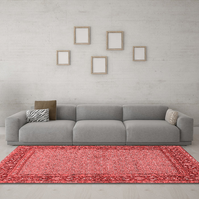 Traditional Red Washable Rugs