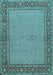 Persian Light Blue Traditional Rug, tr951lblu