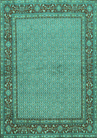 Persian Turquoise Traditional Rug, tr951turq