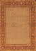 Persian Orange Traditional Rug, tr951org
