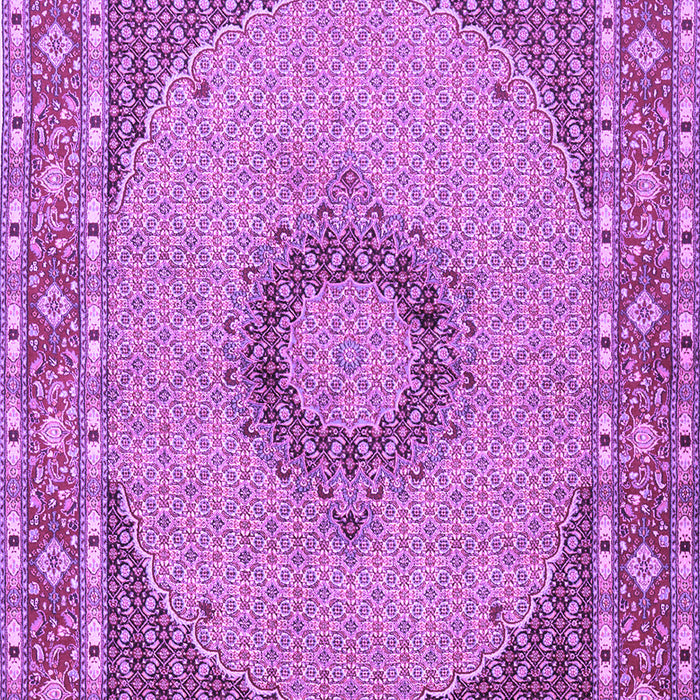 Machine Washable Medallion Purple Traditional Area Rugs, wshtr952pur