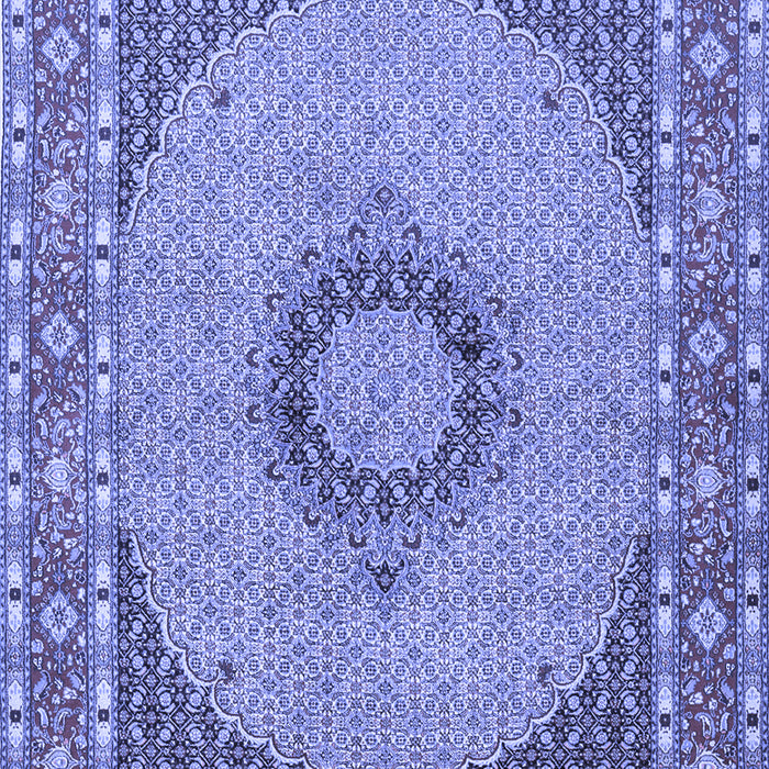 Medallion Blue Traditional Rug, tr952blu