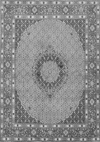 Medallion Gray Traditional Rug, tr952gry