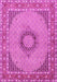 Medallion Pink Traditional Rug, tr952pnk