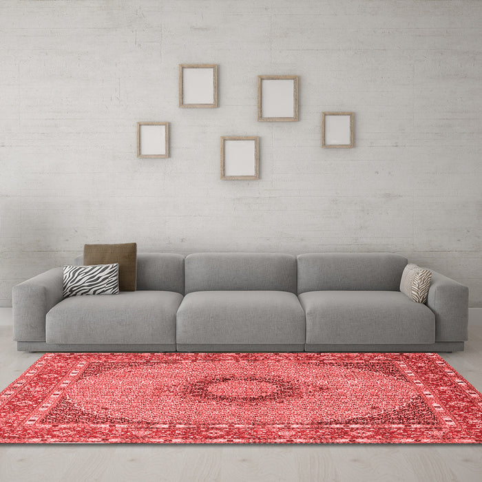 Traditional Red Washable Rugs