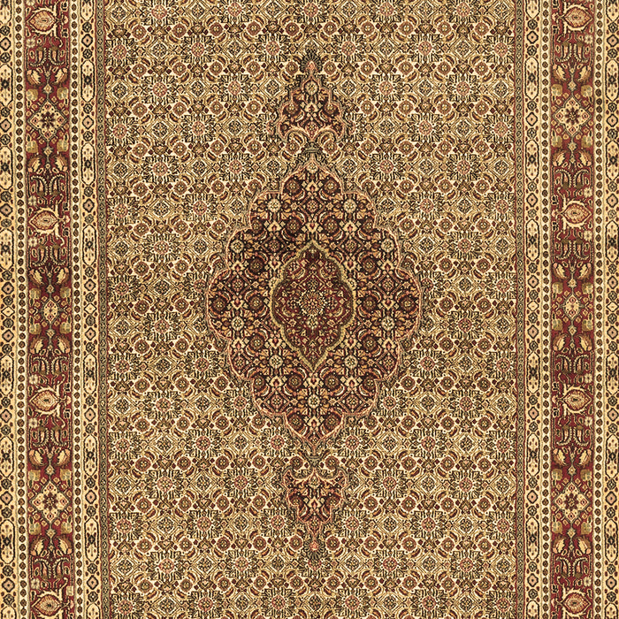 Machine Washable Persian Brown Traditional Rug, wshtr953brn