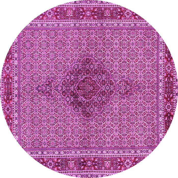 Round Persian Pink Traditional Rug, tr953pnk