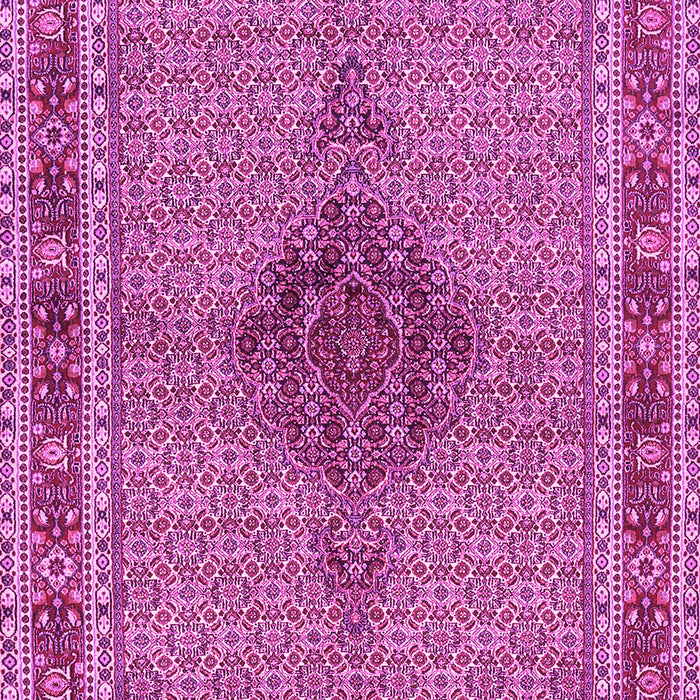 Machine Washable Persian Pink Traditional Rug, wshtr953pnk