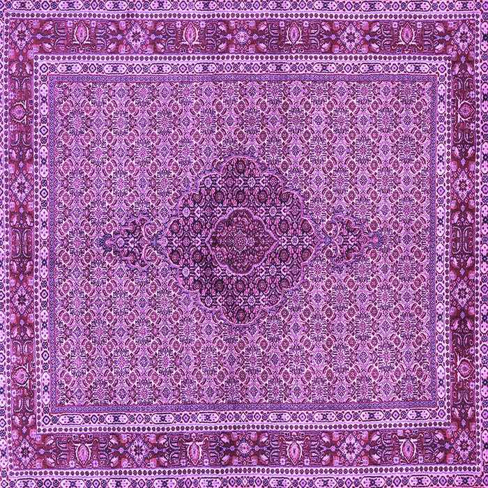 Square Machine Washable Persian Purple Traditional Area Rugs, wshtr953pur