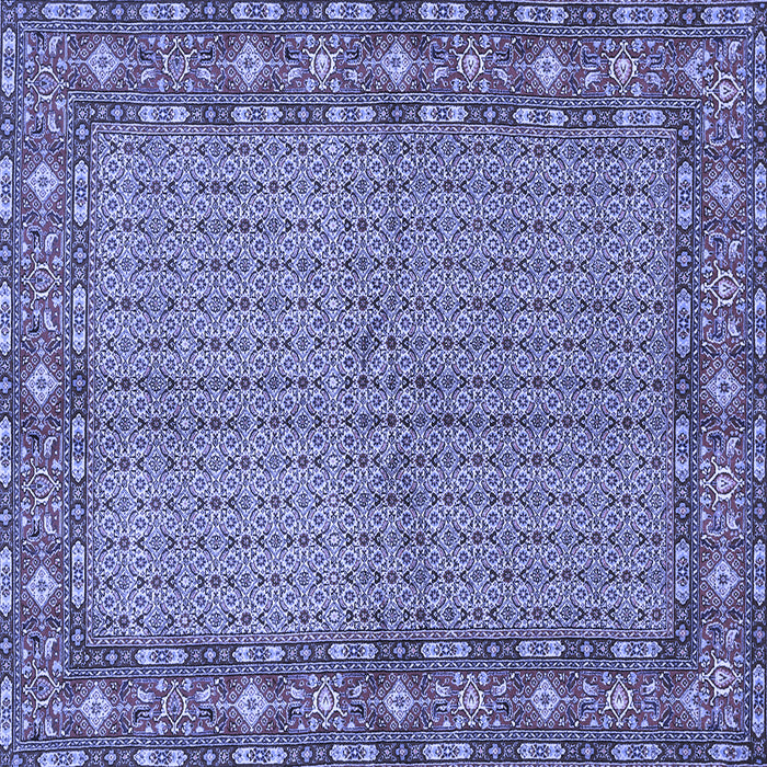 Square Persian Blue Traditional Rug, tr954blu