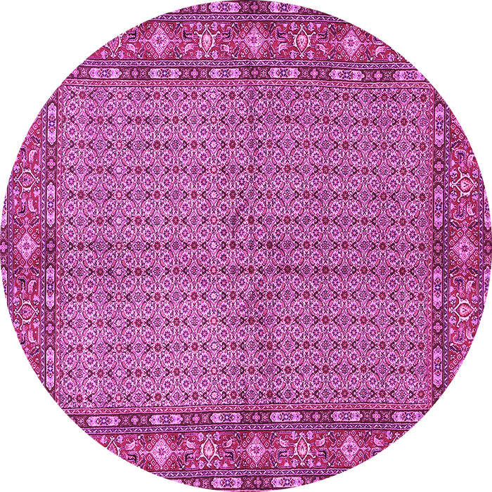 Round Persian Pink Traditional Rug, tr954pnk