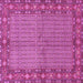 Square Persian Pink Traditional Rug, tr954pnk