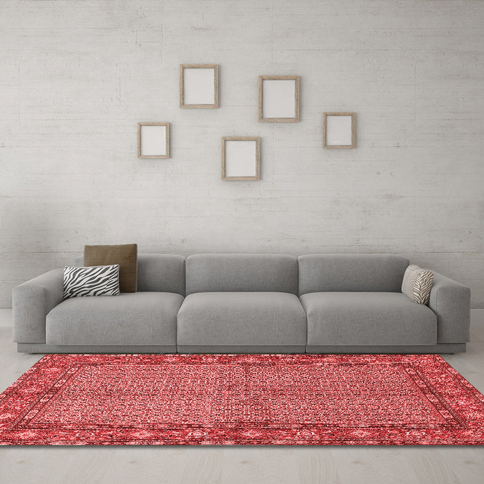 Traditional Red Washable Rugs