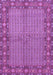 Machine Washable Persian Purple Traditional Area Rugs, wshtr954pur