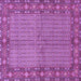 Square Persian Purple Traditional Rug, tr954pur