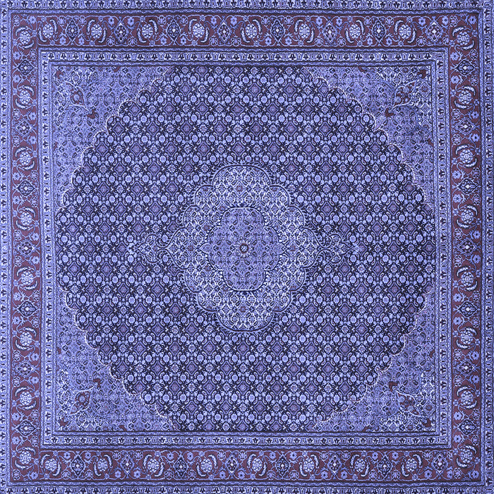 Square Persian Blue Traditional Rug, tr955blu