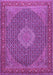 Machine Washable Persian Purple Traditional Area Rugs, wshtr955pur